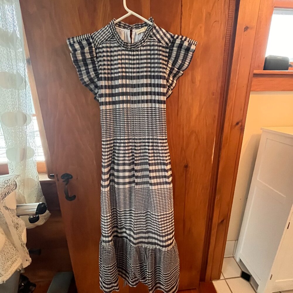 Marie Oliver flutter sleeve maxi dress-small